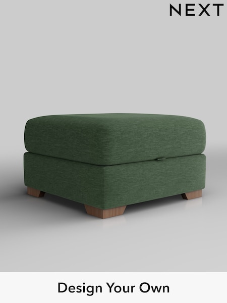 Fine Chenille Easy Clean/Mid Khaki Green Houghton Deep Sit (W43065) | £499
