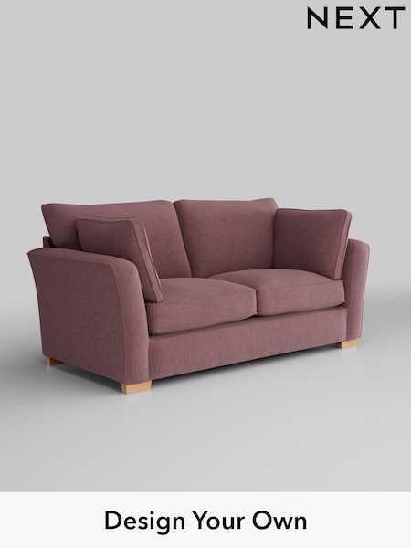 Fine Chenille Easy Clean/Mid Mulberry Purple Heath Highback (W43067) | £1,225