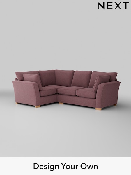 Fine Chenille Easy Clean/Mid Mulberry Purple Heath Highback (W43067) | £2,050