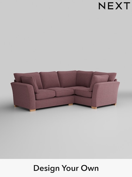 Fine Chenille Easy Clean/Mid Mulberry Purple Heath Highback (W43067) | £2,050