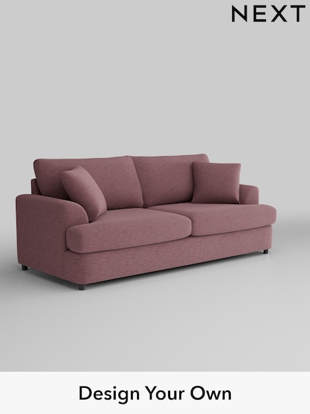 Fine Chenille Easy Clean/Mid Mulberry Purple Parker Platform (W43072) | £1,375