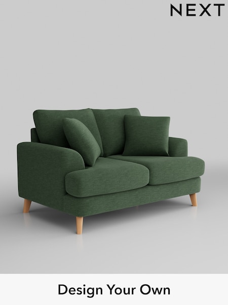 Fine Chenille Easy Clean/Mid Khaki Green Parker (W43073) | £1,175