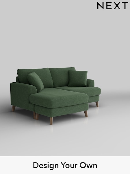 Fine Chenille Easy Clean/Mid Khaki Green Parker (W43073) | £1,550