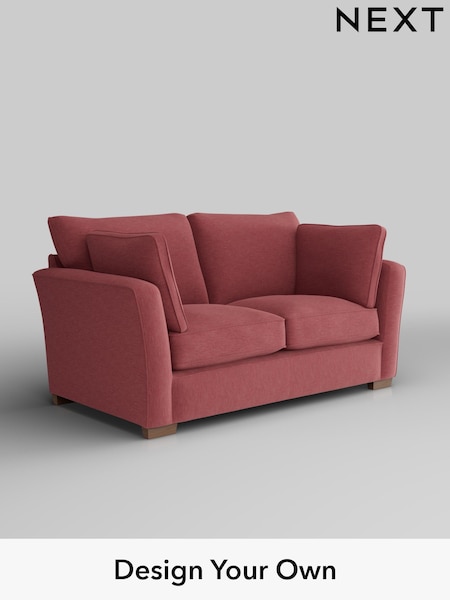 Fine Chenille Easy Clean/Mid Pink Heath Highback (W43076) | £1,125