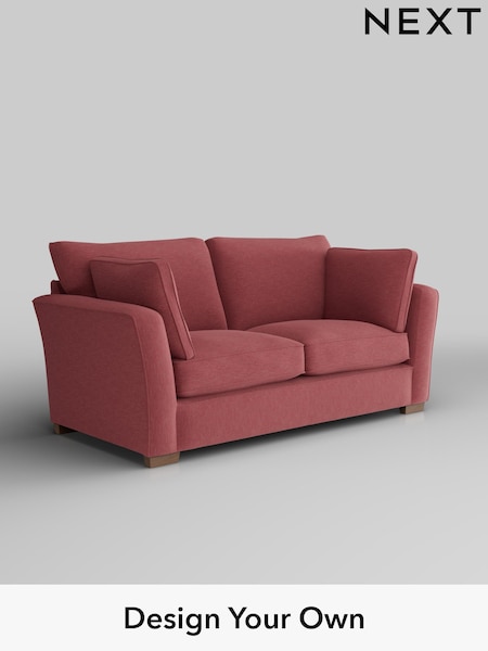Fine Chenille Easy Clean/Mid Pink Heath Highback (W43076) | £1,225
