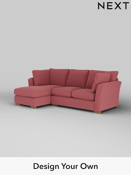 Fine Chenille Easy Clean/Mid Pink Heath Highback (W43076) | £1,899