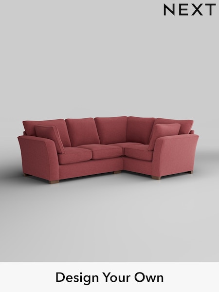 Fine Chenille Easy Clean/Mid Pink Heath Highback (W43076) | £2,050