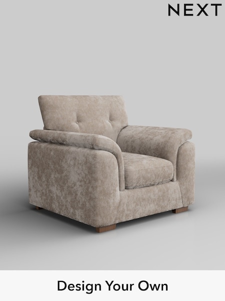 Distressed Velour/Mid Natural Hayden Buttoned Back (W43081) | £750