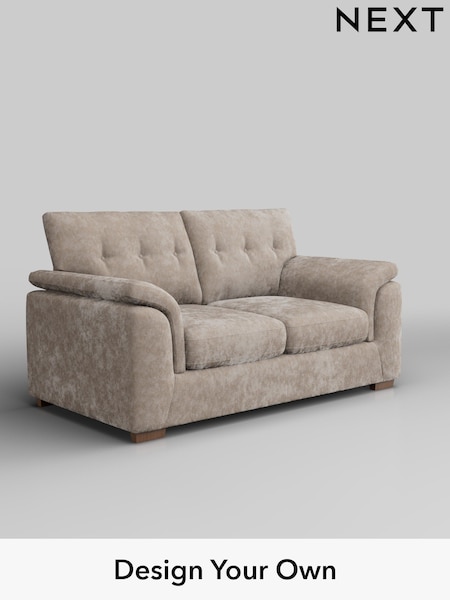 Distressed Velour/Mid Natural Hayden Buttoned Back (W43081) | £1,125