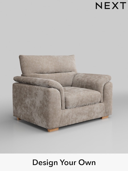 Distressed Velour/Mid Natural Hayden Highback (W43082) | £850
