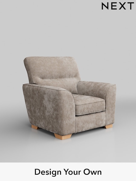 Distressed Velour/Mid Natural Stamford Highback (W43092) | £799