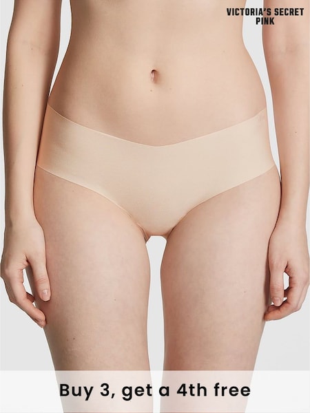 Victoria's Secret PINK Marzipan Nude Cheeky No Show Knickers (W43097) | £9