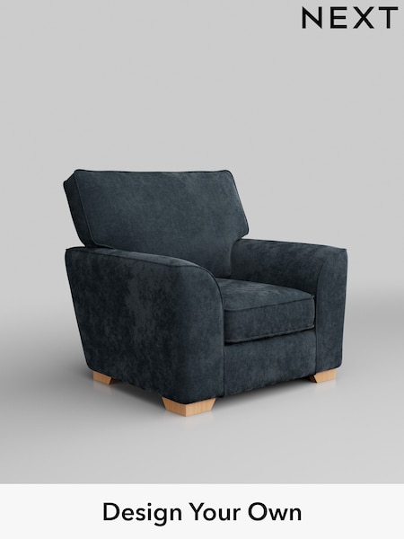 Distressed Velour/Midnight Blue Stamford (W43110) | £750