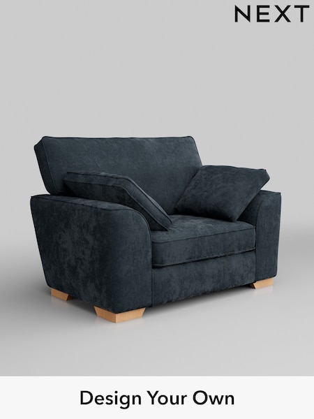 Distressed Velour/Midnight Blue Stamford (W43110) | £850