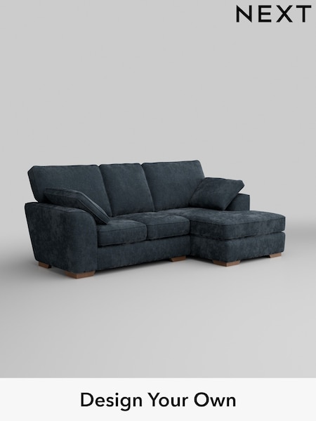 Distressed Velour/Midnight Blue Stamford (W43110) | £1,699