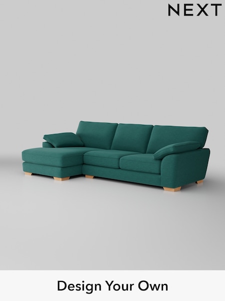 Fine Chenille Easy Clean/Dark Juniper Green Stamford Grand Relaxed Sit (W43117) | £2,550