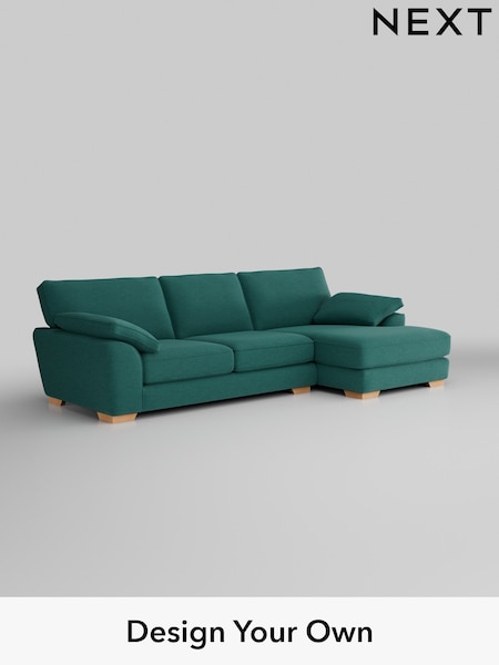 Fine Chenille Easy Clean/Dark Juniper Green Stamford Grand Relaxed Sit (W43117) | £2,550