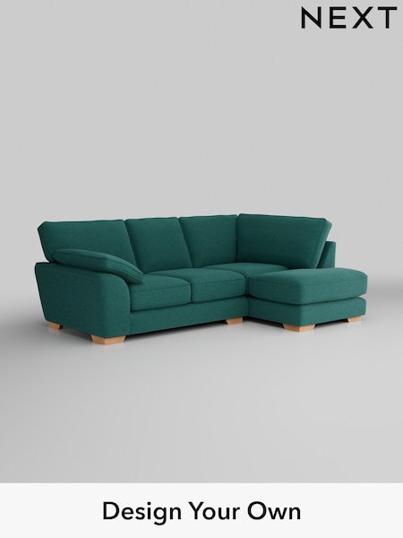 Fine Chenille Easy Clean/Dark Juniper Green Stamford Grand Relaxed Sit (W43117) | £2,375