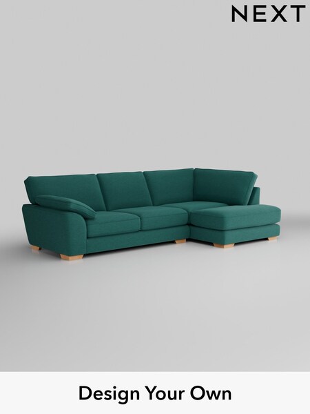 Fine Chenille Easy Clean/Dark Juniper Green Stamford Grand Relaxed Sit (W43117) | £2,525