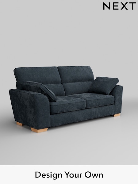 Distressed Velour/Midnight Blue Stamford Highback (W43121) | £1,299