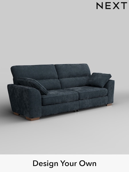 Distressed Velour/Midnight Blue Stamford Highback (W43121) | £1,399