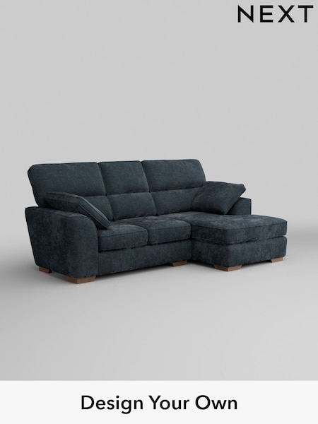 Distressed Velour/Midnight Blue Stamford Highback (W43121) | £2,025