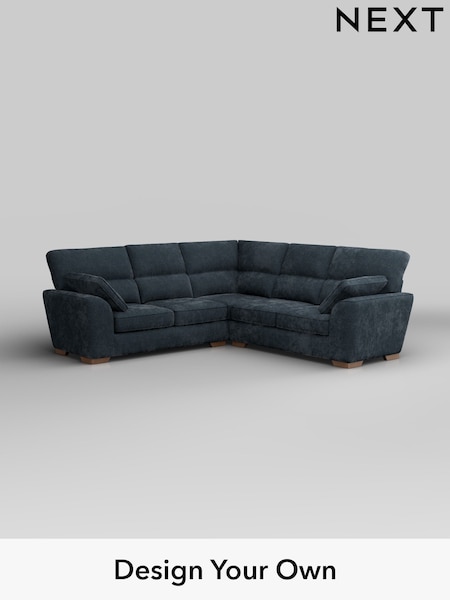 Distressed Velour/Midnight Blue Stamford Highback (W43121) | £2,425