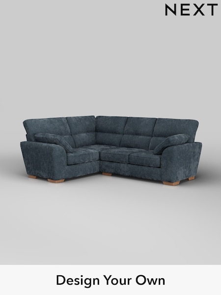 Distressed Velour/Midnight Blue Stamford Highback (W43121) | £2,150