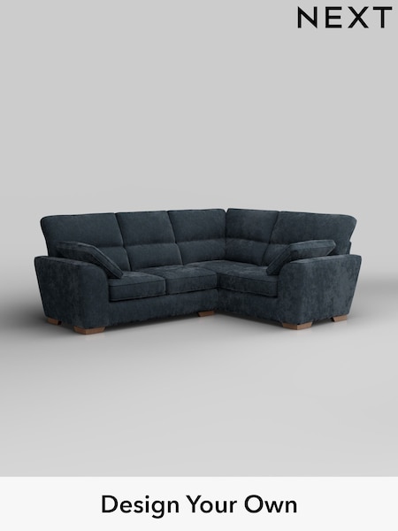 Distressed Velour/Midnight Blue Stamford Highback (W43121) | £2,150