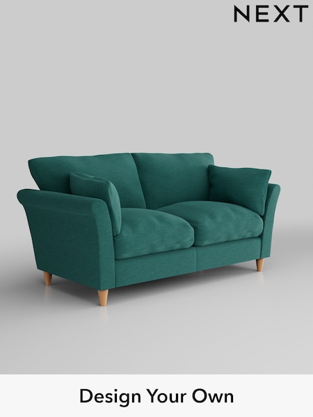 Fine Chenille Easy Clean/Dark Juniper Green Hartley Relaxed Sit (W43131) | £1,175