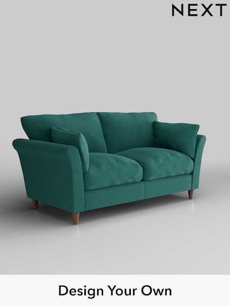 Fine Chenille Easy Clean/Dark Juniper Green Hartley Relaxed Sit (W43131) | £1,175