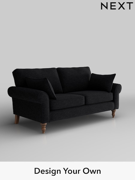 Fine Chenille Easy Clean/Black Mallory (W43138) | £899