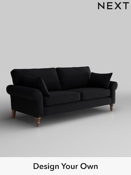 Fine Chenille Easy Clean/Black Mallory (W43138) | £999