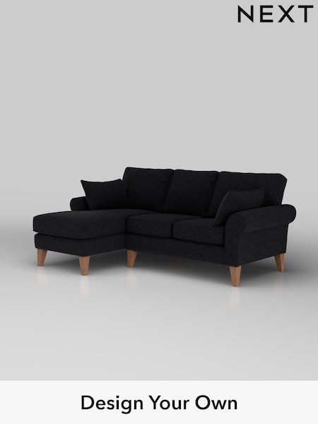 Fine Chenille Easy Clean/Black Mallory (W43138) | £1,475