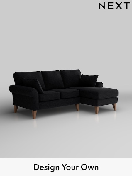 Fine Chenille Easy Clean/Black Mallory (W43138) | £1,475