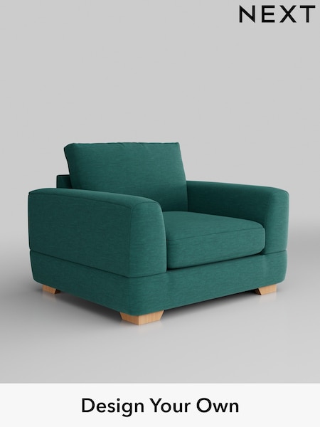 Fine Chenille Easy Clean/Dark Juniper Green Clayton (W43139) | £850