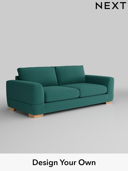 Fine Chenille Easy Clean/Dark Juniper Green Clayton (W43139) | £1,325