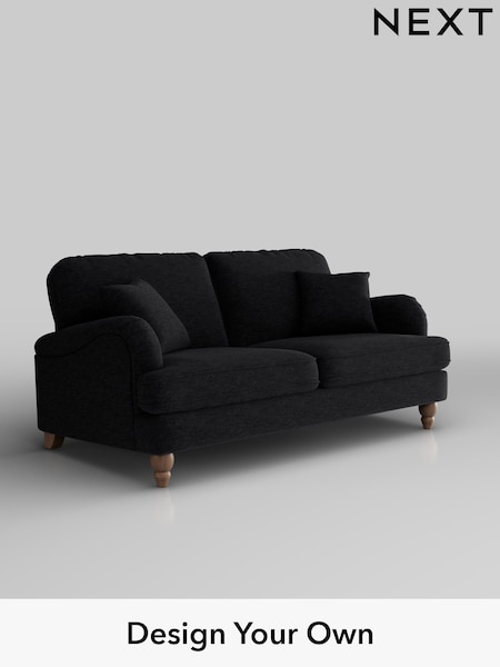 Fine Chenille Easy Clean/Black Lilly Ii (W43140) | £950
