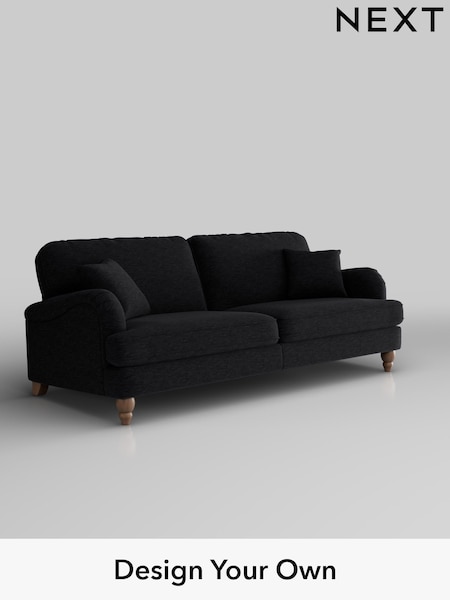Fine Chenille Easy Clean/Black Lilly Ii (W43140) | £1,150
