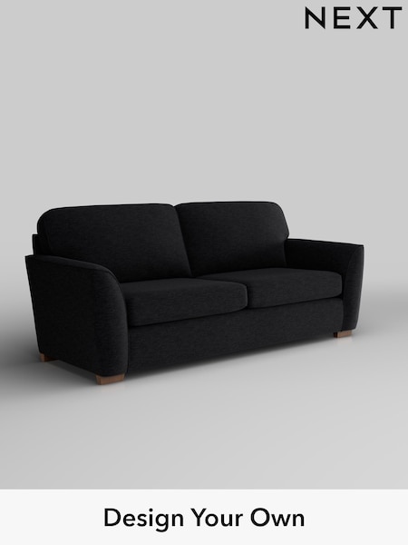 Fine Chenille Easy Clean/Black Malvern (W43143) | £1,175