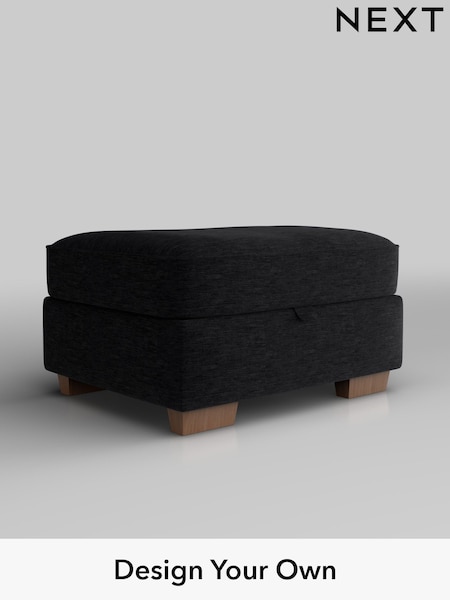 Fine Chenille Easy Clean/Black Hayden Buttoned Back (W43145) | £499