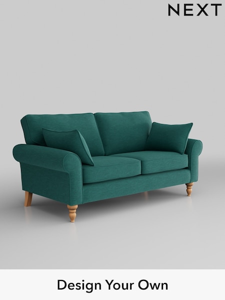 Fine Chenille Easy Clean/Dark Juniper Green Mallory (W43147) | £899