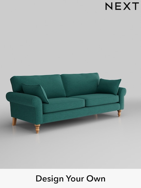Fine Chenille Easy Clean/Dark Juniper Green Mallory (W43147) | £1,099