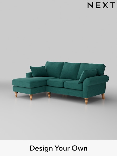 Fine Chenille Easy Clean/Dark Juniper Green Mallory (W43147) | £1,475