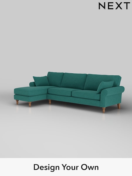 Fine Chenille Easy Clean/Dark Juniper Green Mallory (W43147) | £1,575