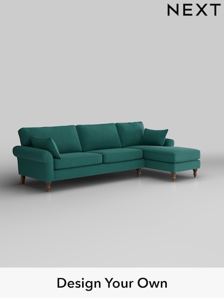 Fine Chenille Easy Clean/Dark Juniper Green Mallory (W43147) | £1,575