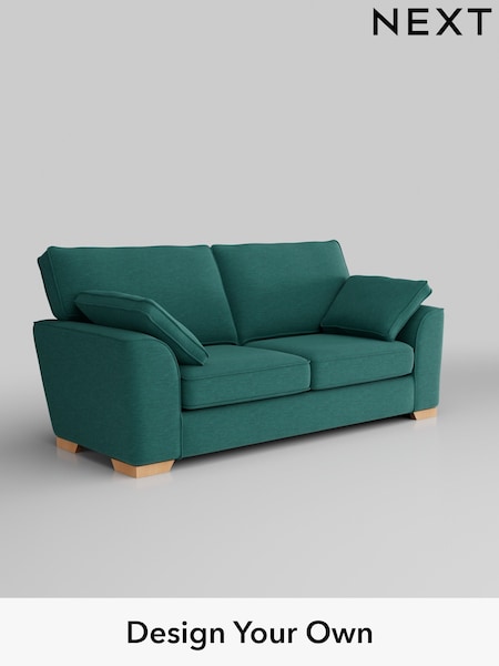 Fine Chenille Easy Clean/Dark Juniper Green Stamford (W43148) | £1,250