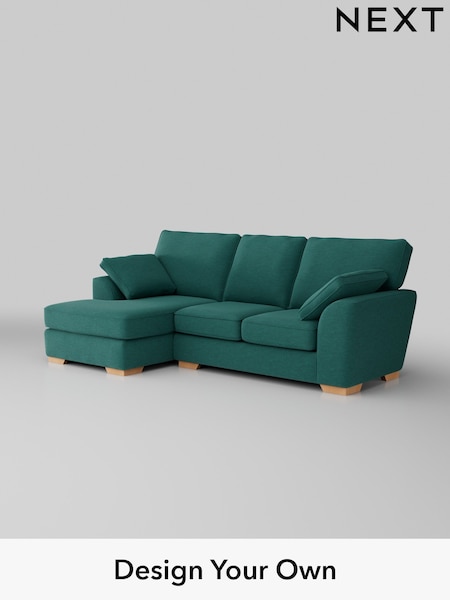 Fine Chenille Easy Clean/Dark Juniper Green Stamford (W43148) | £1,799