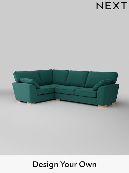 Fine Chenille Easy Clean/Dark Juniper Green Stamford (W43148) | £2,075