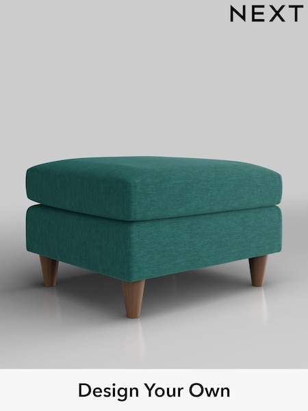 Fine Chenille Easy Clean/Dark Juniper Green Elliot Highback (W43153) | £350